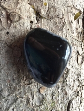 Obsidian - Schneeflockenobsidian - Trommelstein