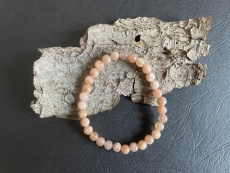 Mondstein - Armband - Kugeln - 6 mm