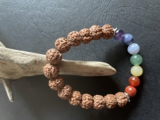 Chakren - Armband - Kugeln - Rudraksha