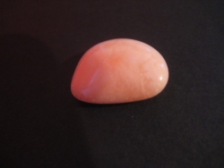 Alabaster, orange - Trommelstein