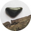 Obsidian - Goldobsidian - Trommelstein, gebohrt